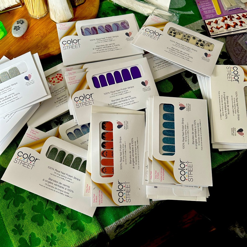 Original Color STREET 100% real nail polish strips!!